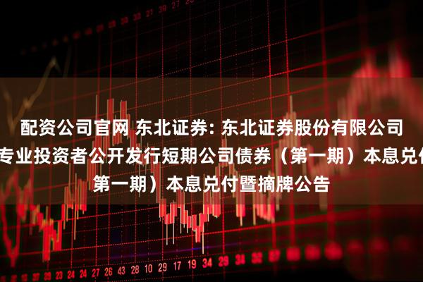配资公司官网 东北证券: 东北证券股份有限公司2025年面向专业投资者公开发行短期公司债券（第一期）本息兑付暨摘牌公告